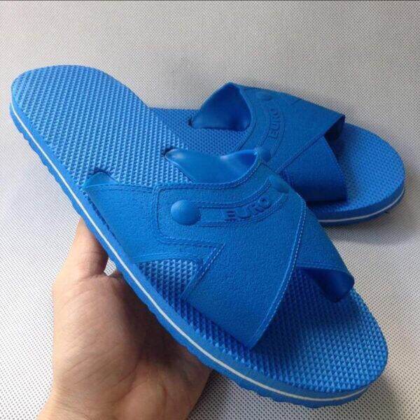 Dép xốp quai ngang (siêu nhẹ, siêu êm)_màu xanh