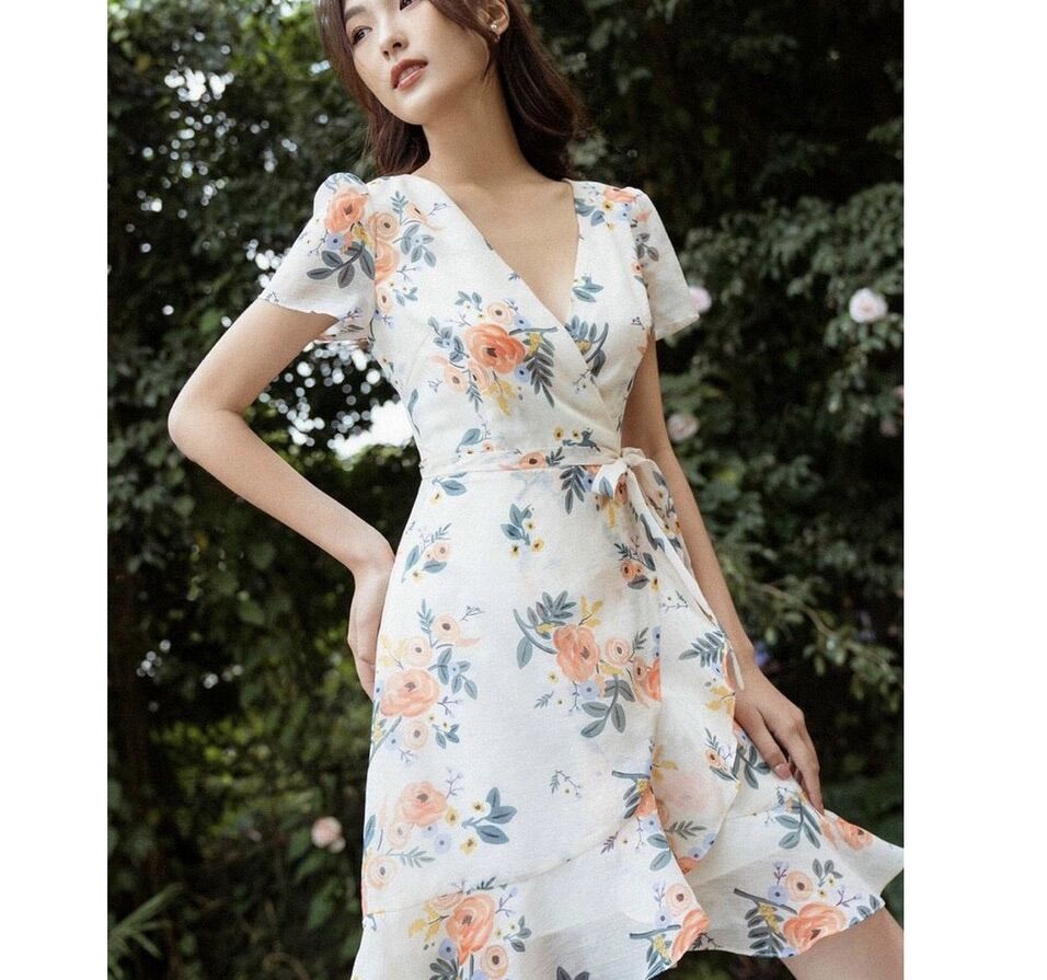2m vải von hoa đỏ mịn đẹp khổ 1m5(37)