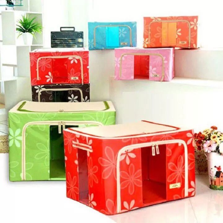 Hộp đựng quần áo khung sắt cỡ lớn