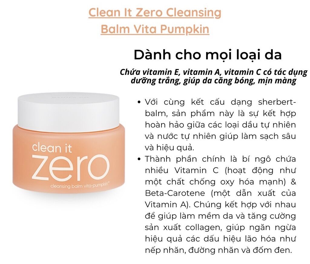 Sáp tẩy trang Banila Clean It Zero