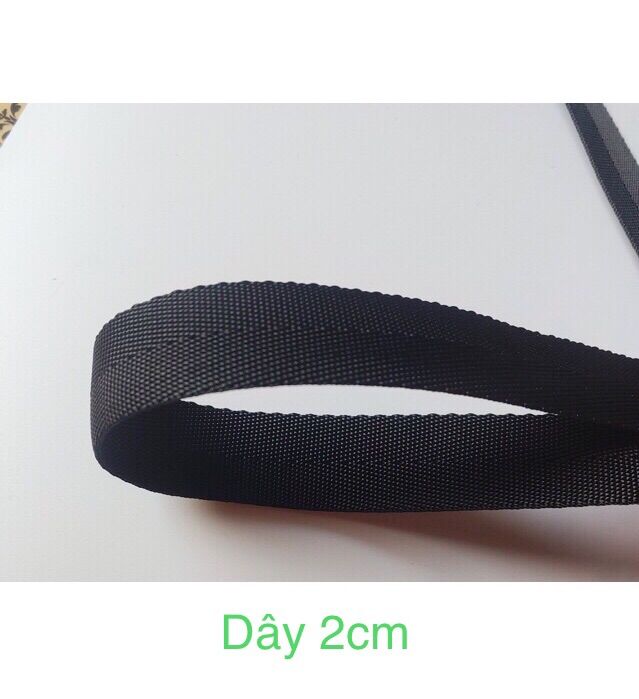 Dây dù 2CM may balo , dây đai , làm đồ handmade ( 5M , 10M , 15M , 20M )