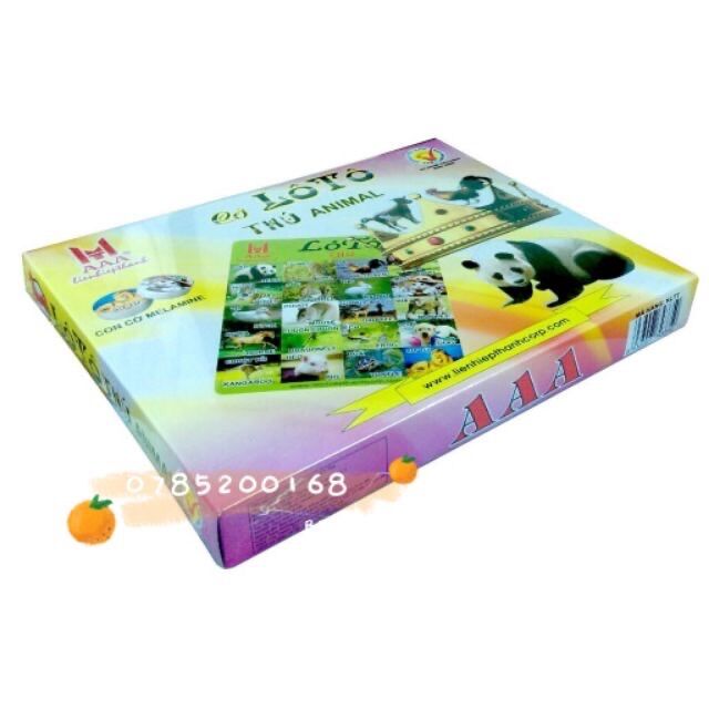 Cờ lô tô thú của Liên hiệp thành - cờ giải trí cao cấp - vừa chơi vừa học