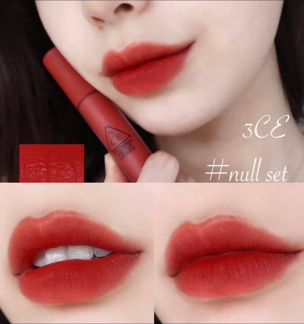 Son 3CE Null Set – Soft Lip Lacquer
