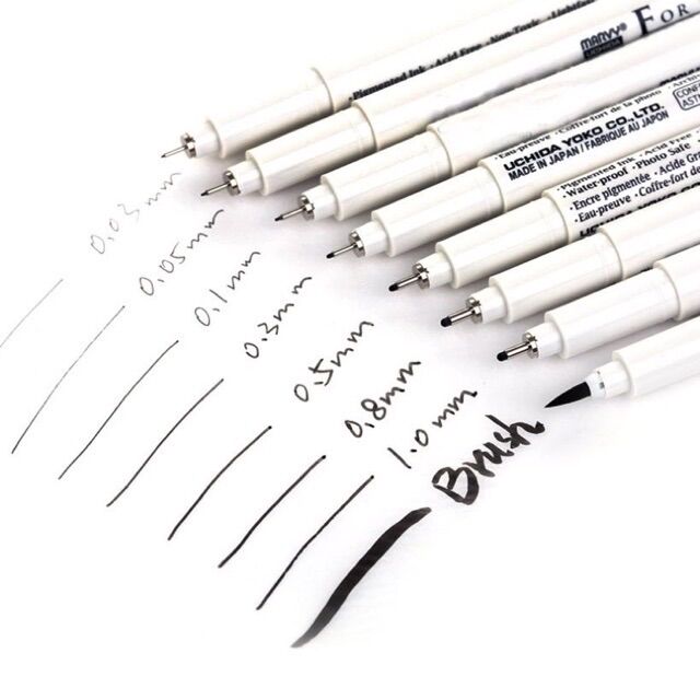 Bút vẽ kỹ thuật Marvy Uchida 4600 Drawing Pen Kháng Nước Chính Hãng