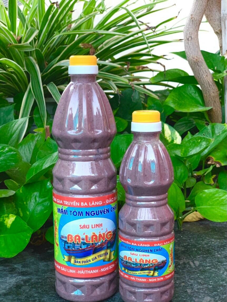 Mắm Tôm Ngon Ba Làng Thanh Hóa chai 1lit