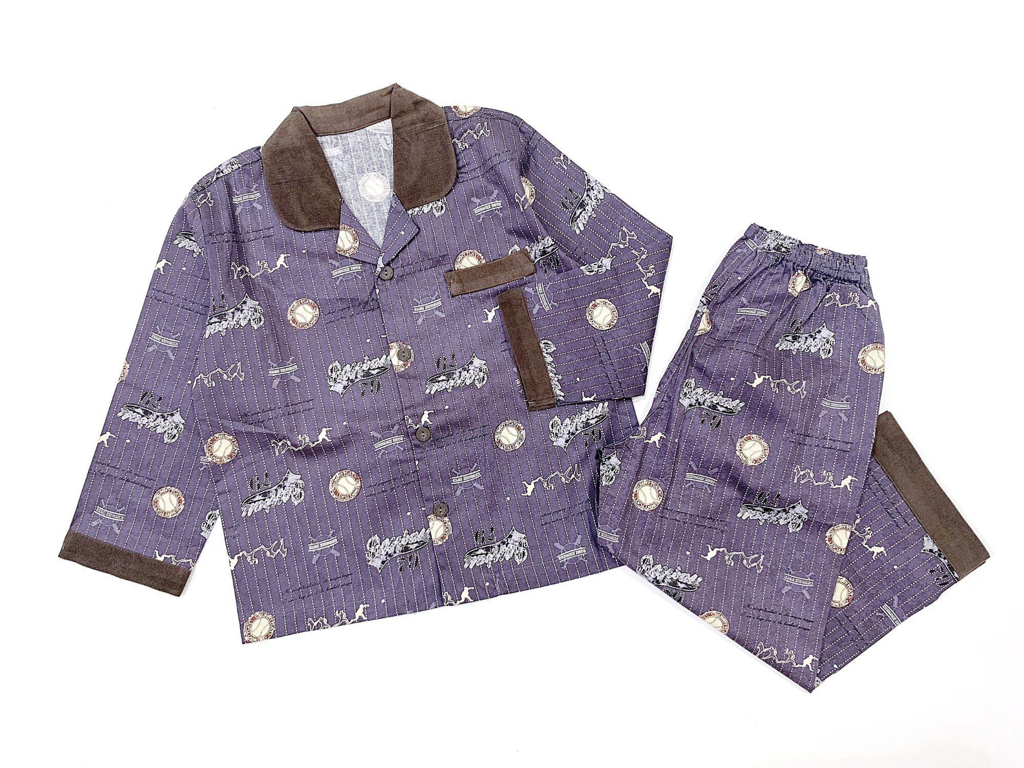 bộ pijama bé trai thô cotton mềm mịn monya