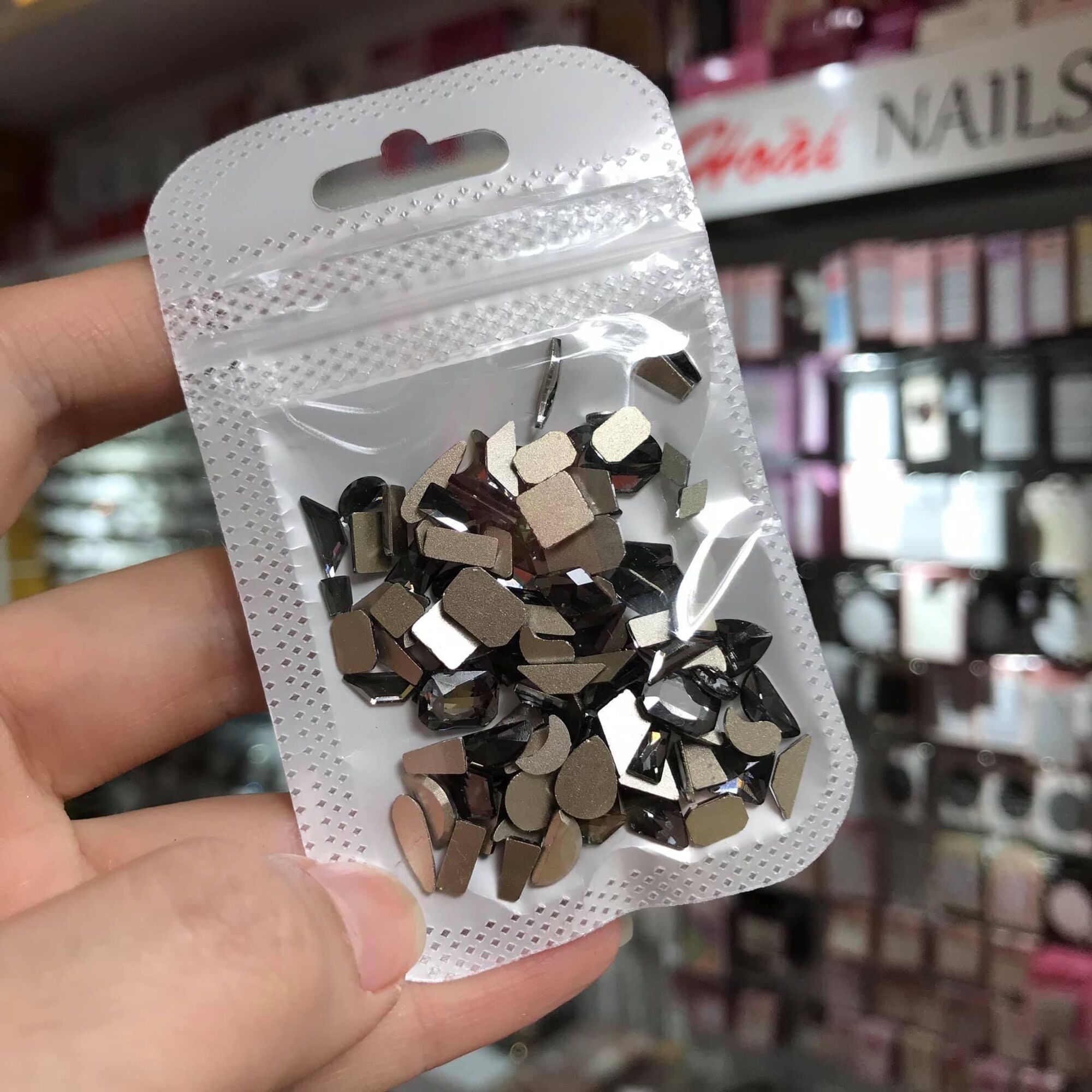 Set đá chân dẹt 100v Phụ kiện Nail