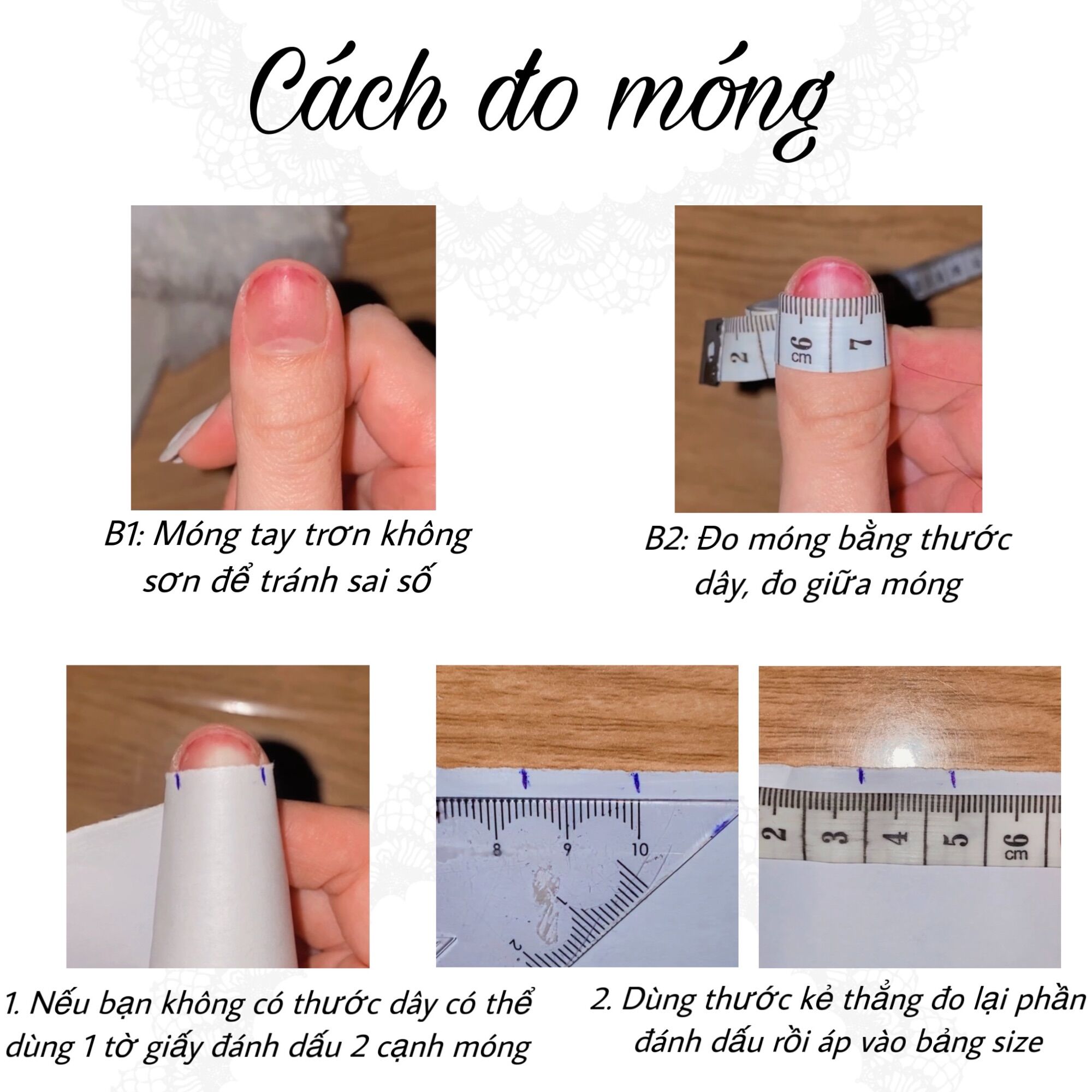 Nailbox hồng thạch đính đá nơ