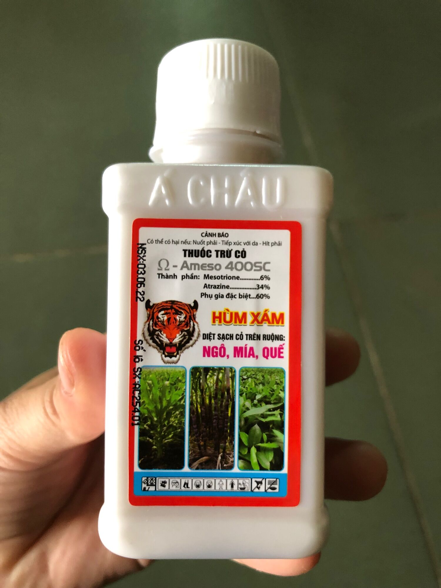 2 chai Thuốc trừ cỏ trên ruộng mía, bắp, ngô, quế
