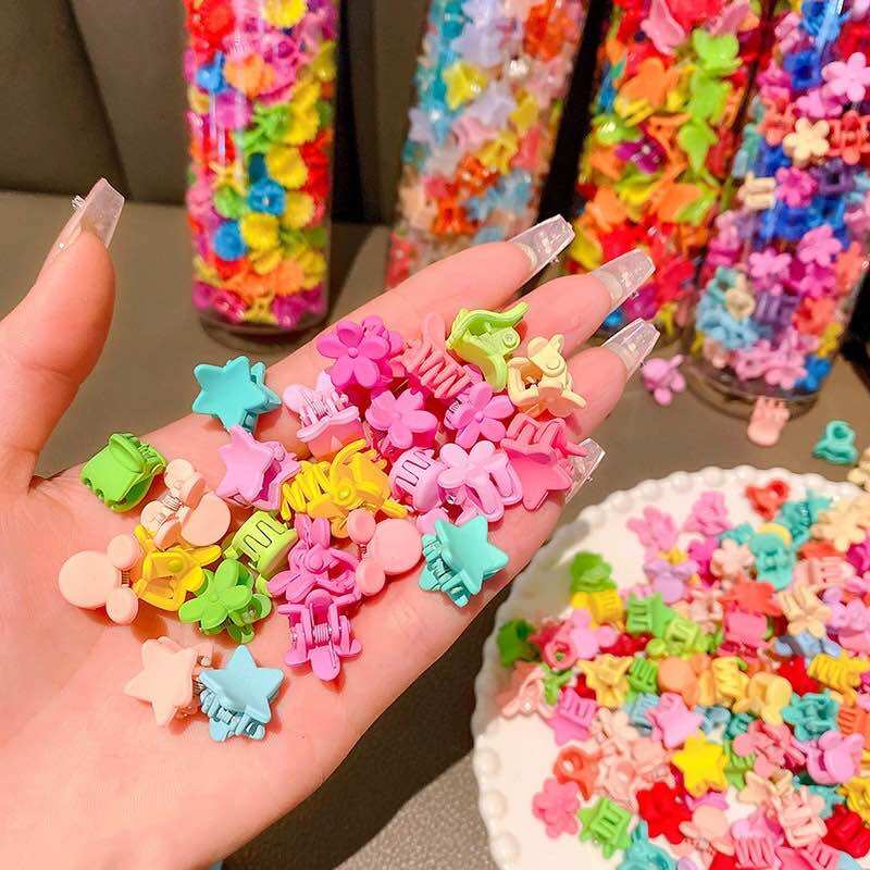 Lọ 100 kẹp càng cua nhí mini cho bé