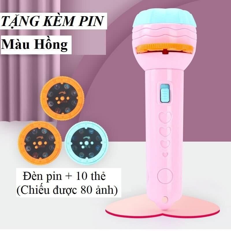 Đèn pin chiếu hình cho bé(80 hình)