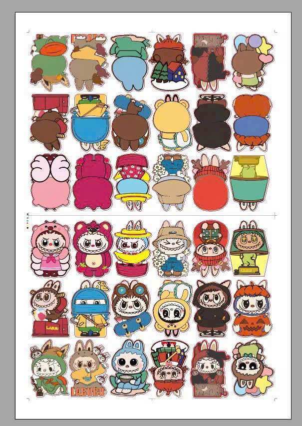 Sét 100 lì xì chibi 2025 hàng loại 1 dày đẹp