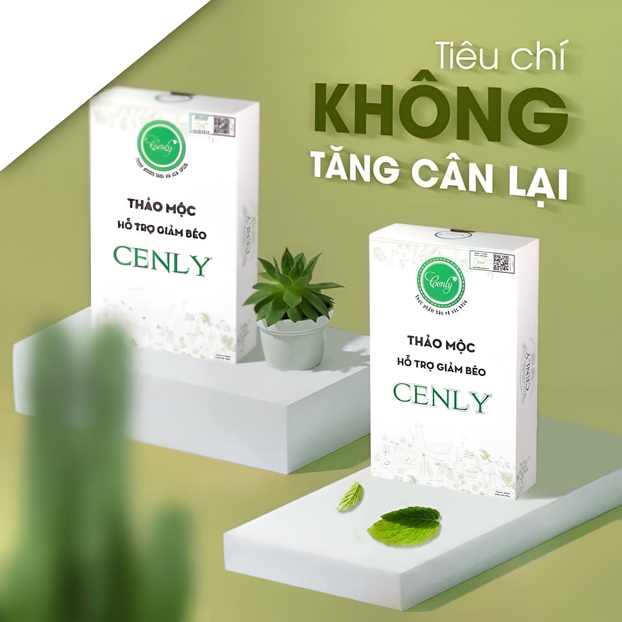 Trà thảo mộc giảm cân CENLYY hộp 30 viên chính hãng
