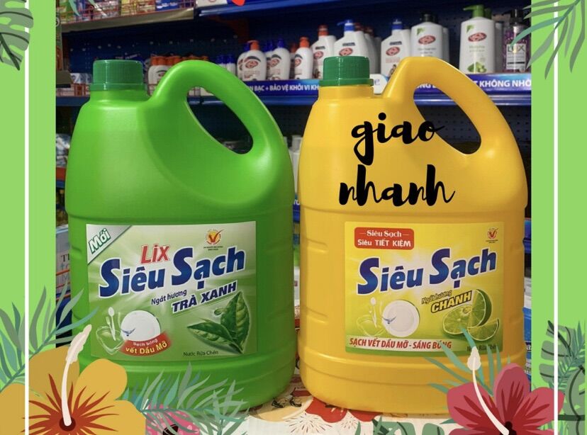 Nước rửa chén lix siêu sạch 3.6kg