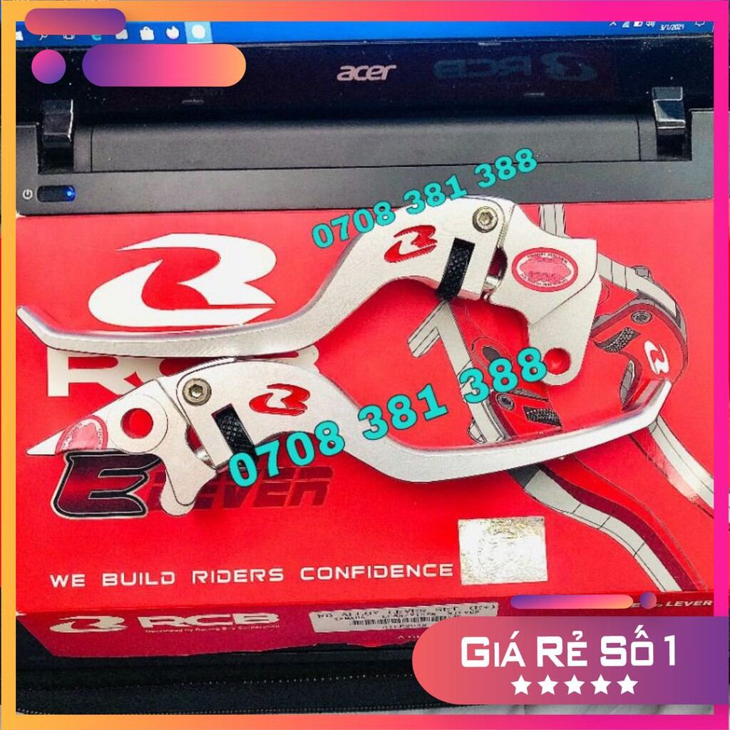 Tay thắng rcb gắn ex155/ex150/ex135/ rất êm tay có tăng chỉnh - tay phanh rcb - đồ chơi xe máy