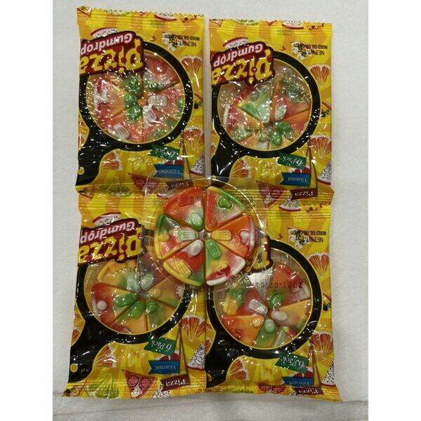 5 bọc 🍬 kẹo dẻo pizza cho bé siêu -ngon