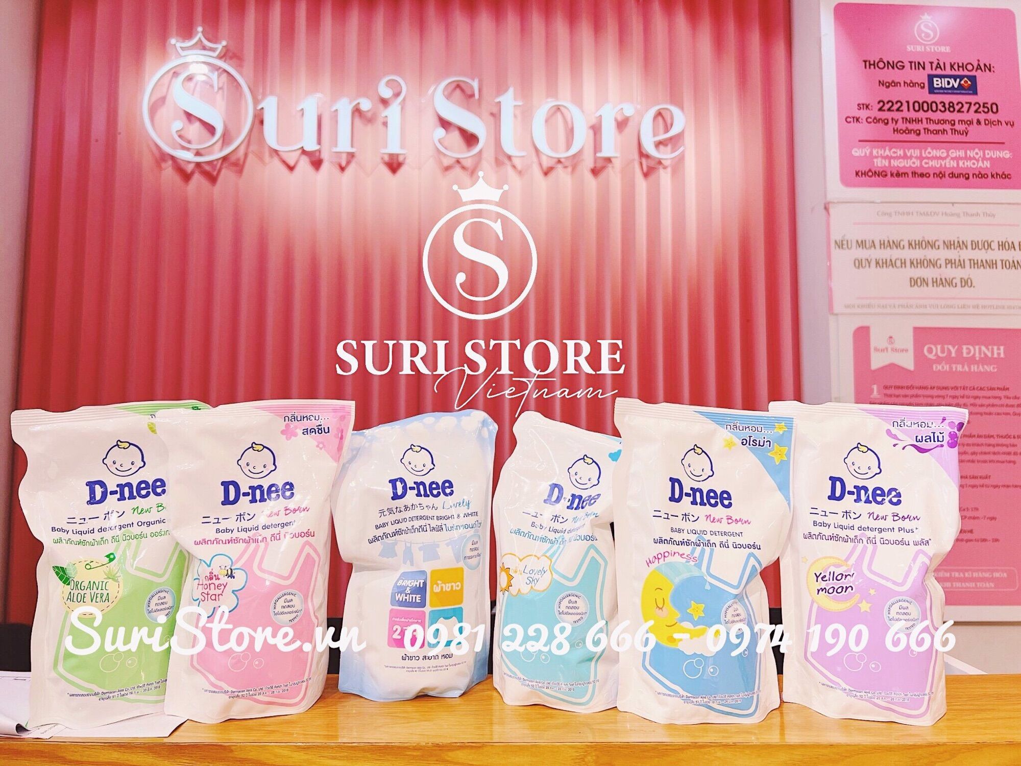 Nước giặt d-nee 600ml