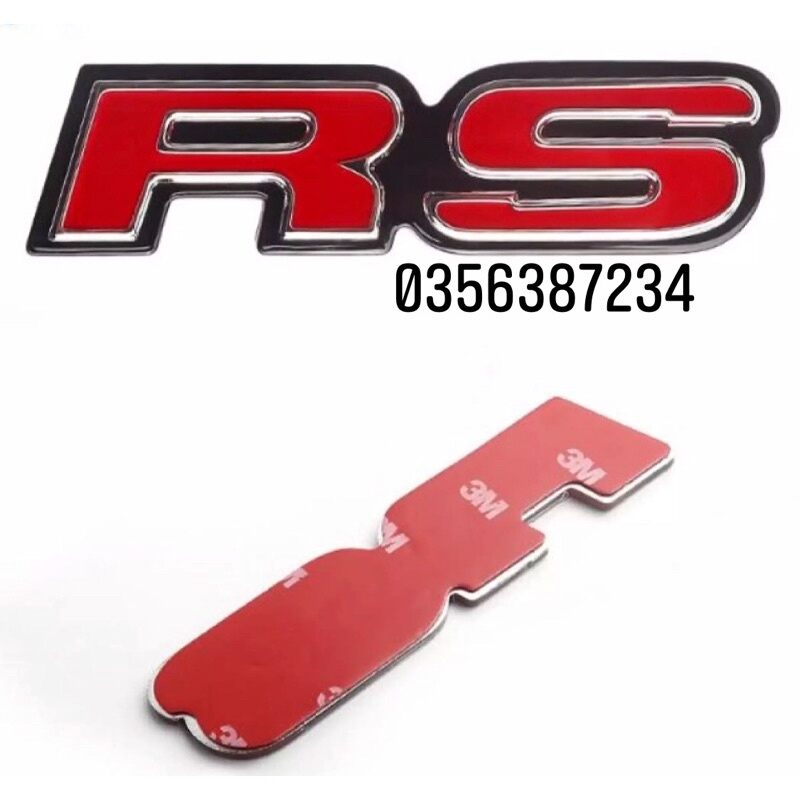 Chữ nổi logo rs honda xịn cao cấp