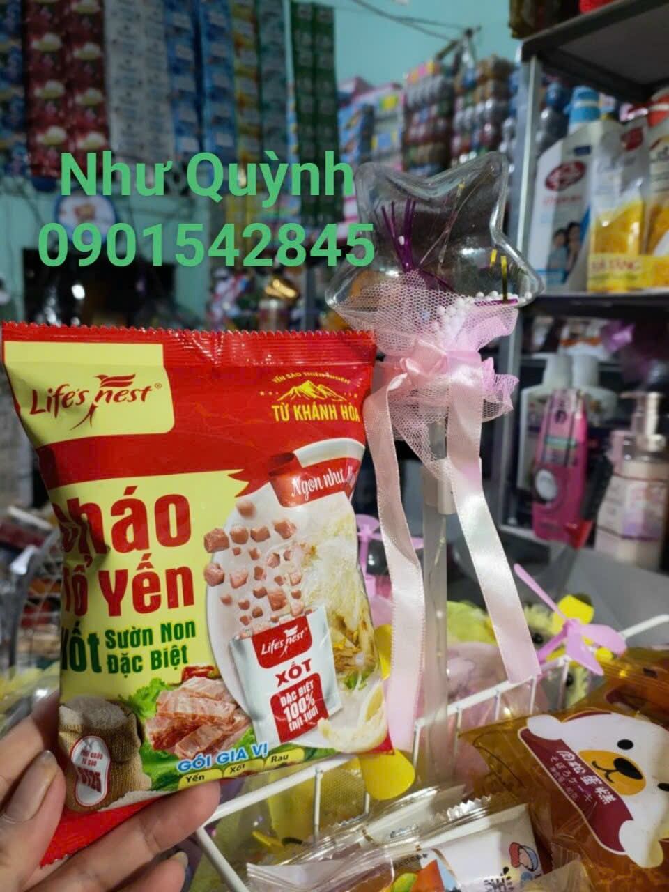 (ngon) combo 10 gói cháo tổ yến thịt bằm đặc biệt xốt thịt tươi Life's Nest ngon như mẹ nấu