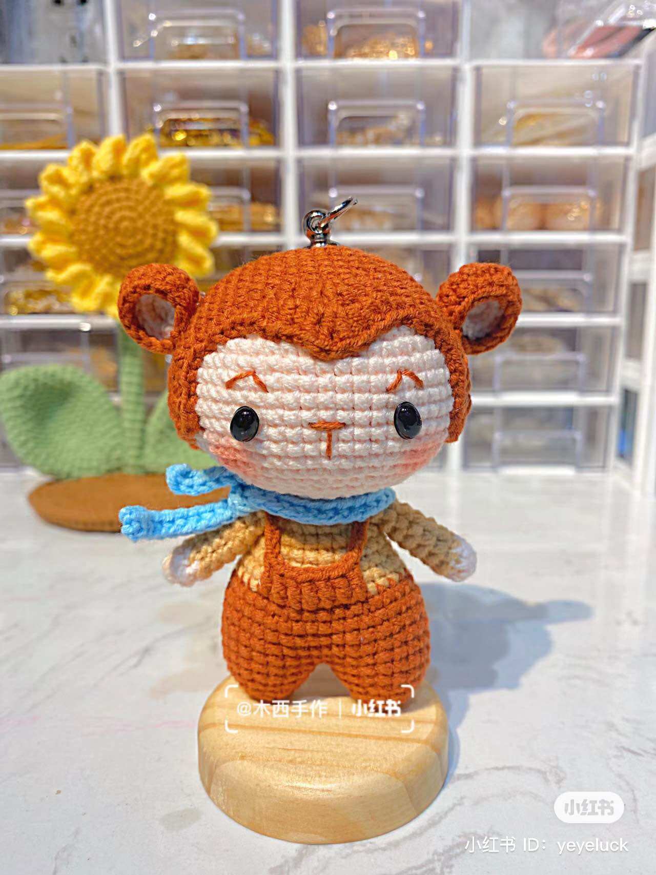 Móc khoá 12 con giáp siêu cute /móc khoá len handmade(inbox chọn mẫu)
