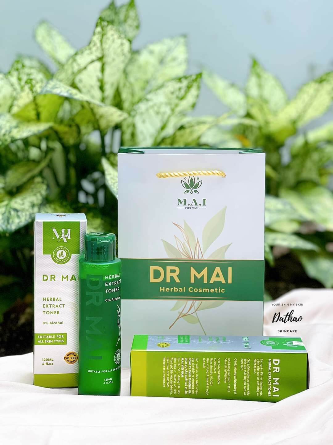 [HCM]combo dr mai Mix Saffron và toner dr mai