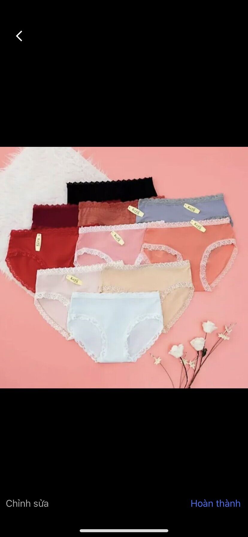 Combo 10 Quần Lót cotton Nhăn