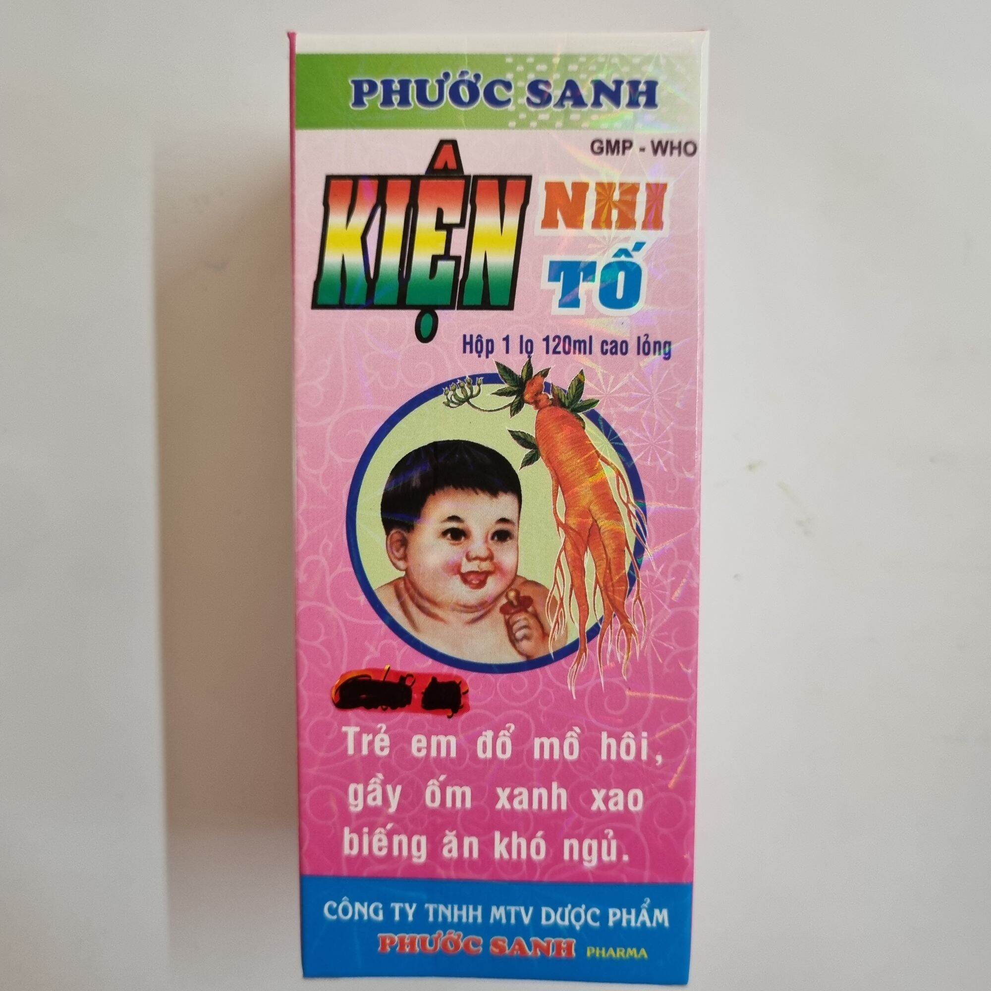 Kiện nhi tố phước sanh hỗ trợ trẻ biếng ăn , mồ hôi trộm - hộp 120 ml