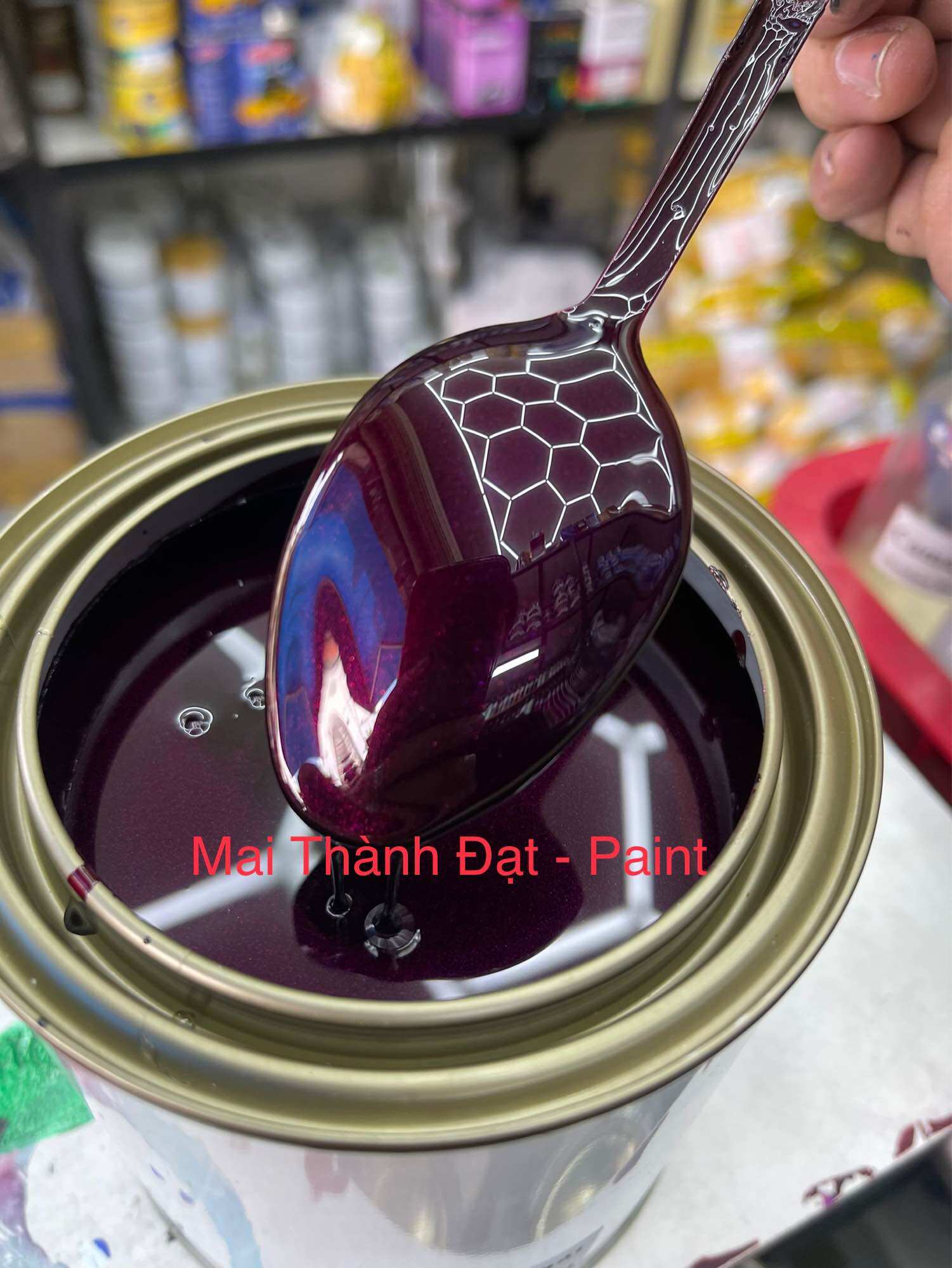 Màu Sơn Nho Dream Thái 2K Tự Bóng 4:1 ( Sơn Oto Xe Máy )Đóng gói tùy chọn