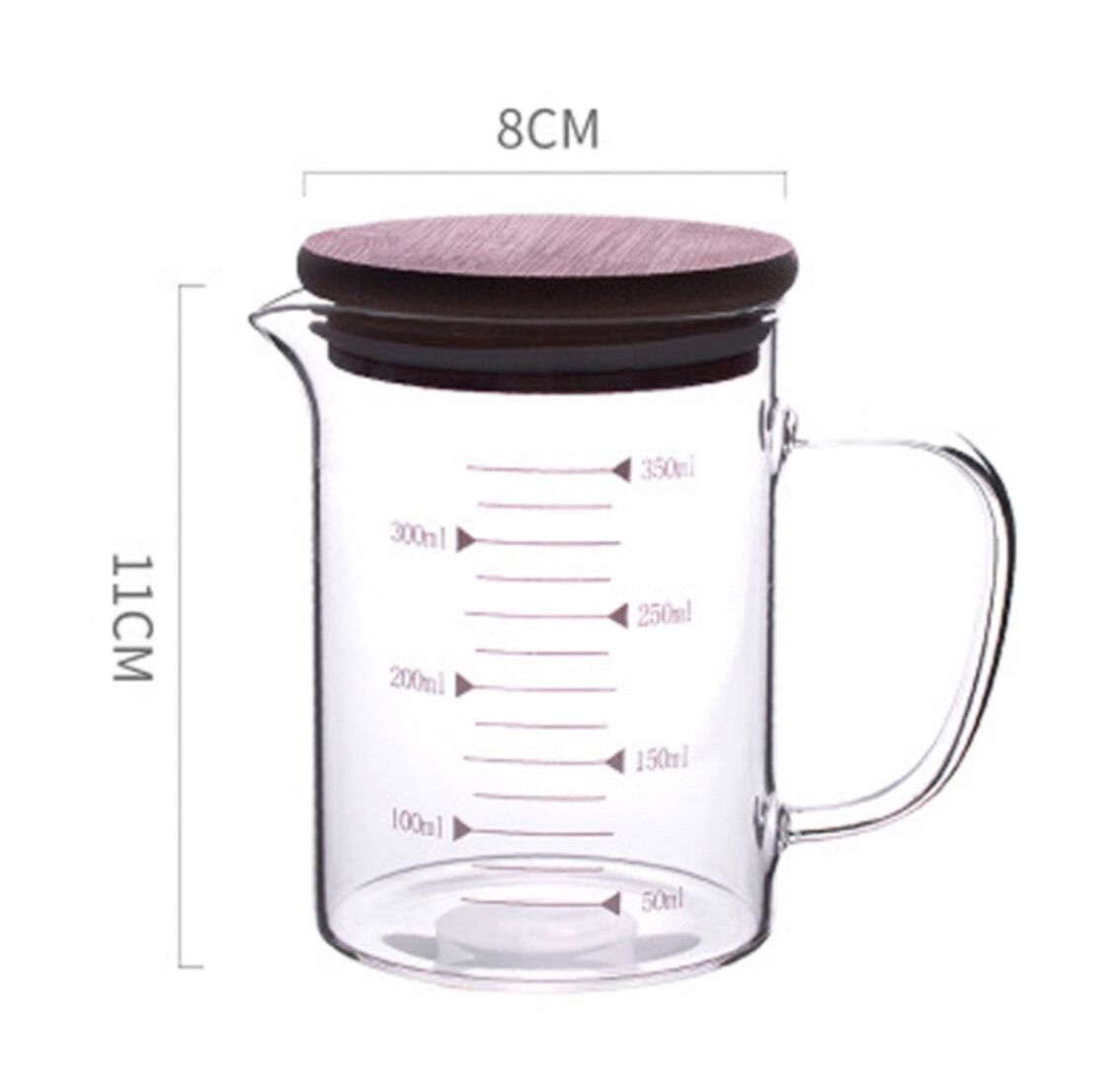 Cốc rót thuỷ tinh dung tích 350ml