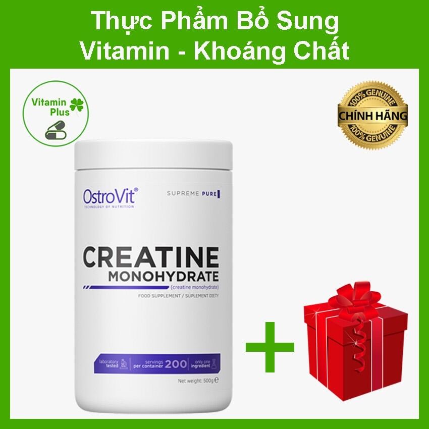 Thực Phẩm Bổ Sung Tăng Sức Mạnh Ostrovit Creatine 500g 100 lần dùng