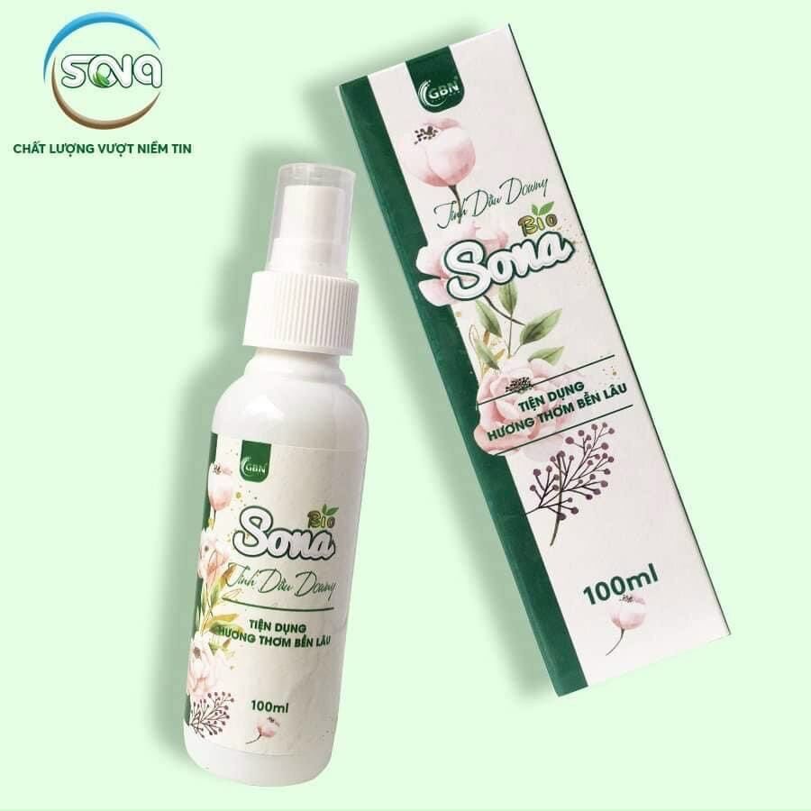 Xịt Thơm Quần Áo SoNa, Xả Vải Khô - 100ml