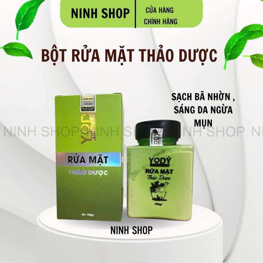 Bột rửa mặt thảo dược Yody White Phương Anh