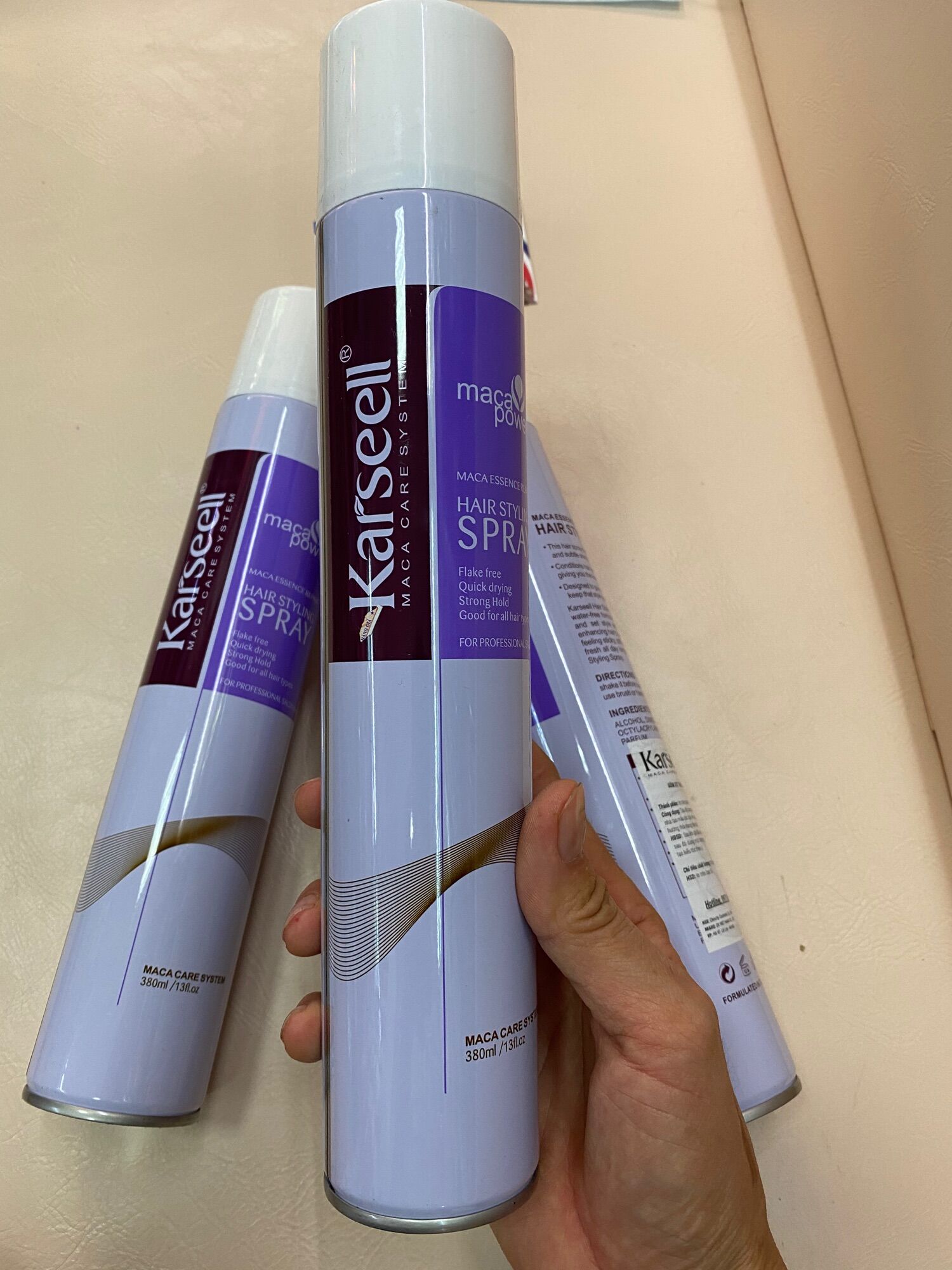 Gôm xịt tóc karseell