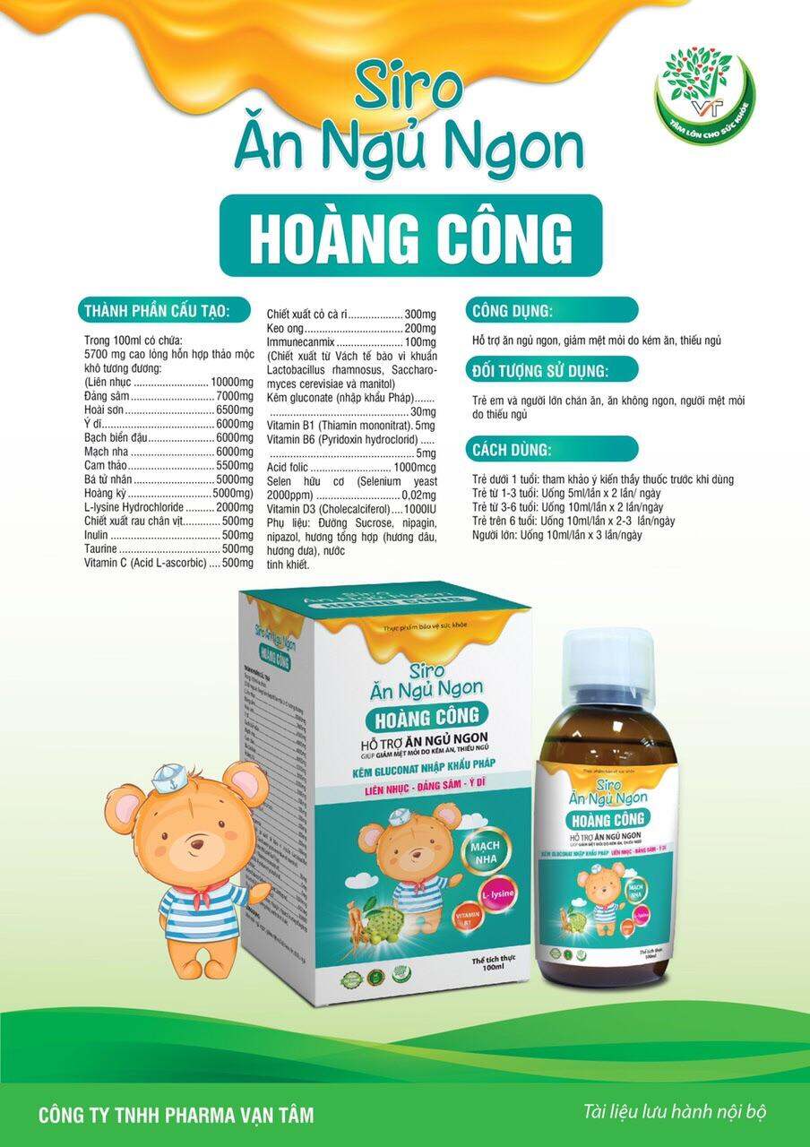 TPBVSK Siro ăn ngủ ngon Hoàng Công,