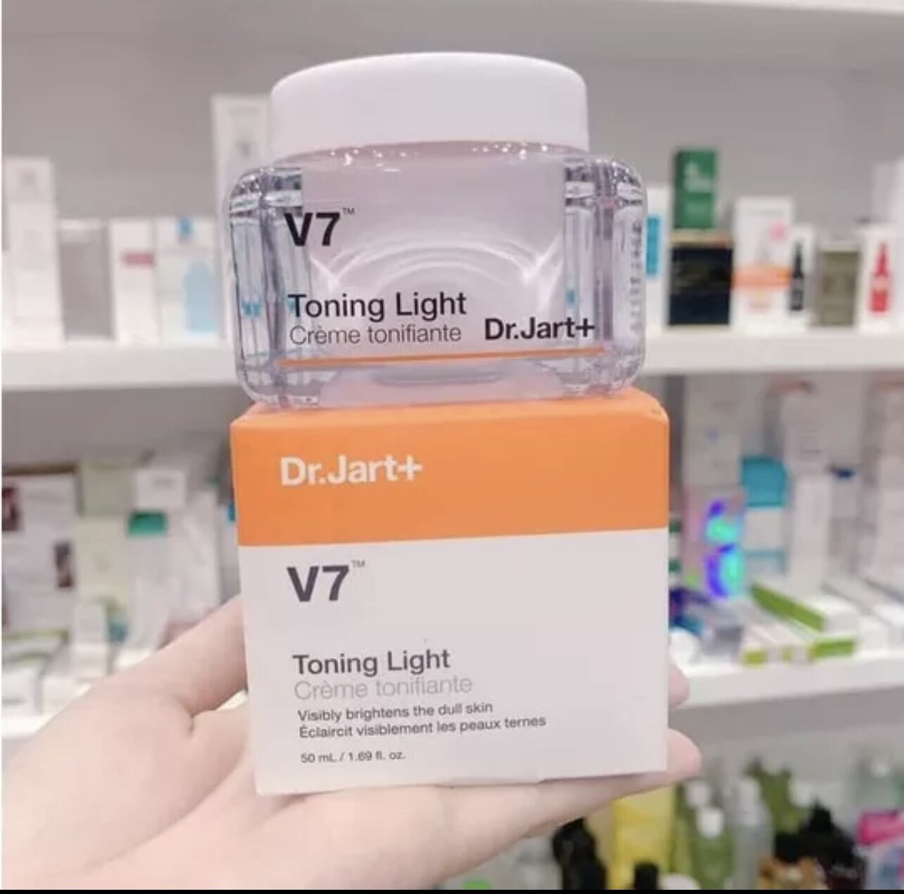 Kem Dưỡng Trắng Da V7 Dr.Jart Toning Light 50ml Fullsize