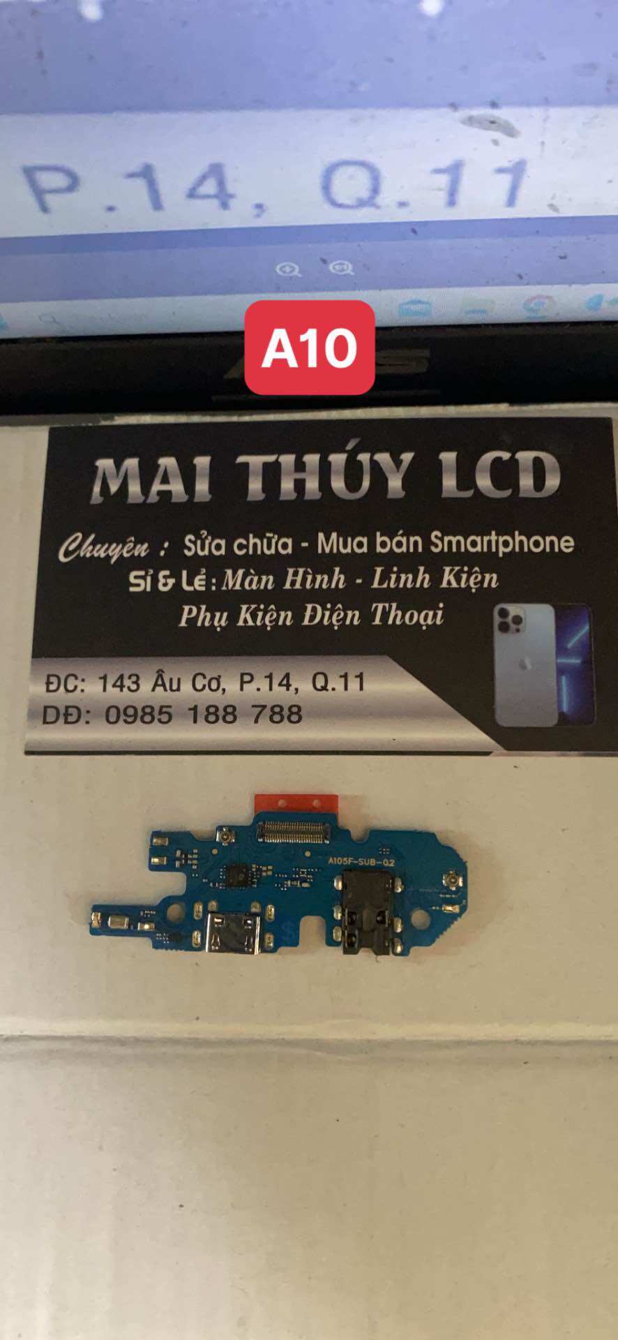 Cụm sạc samsung a10