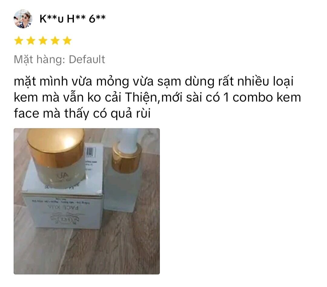 Combo Kem Face nhỏ  + SERUM (Tặng 1collagen ủ mặt)
