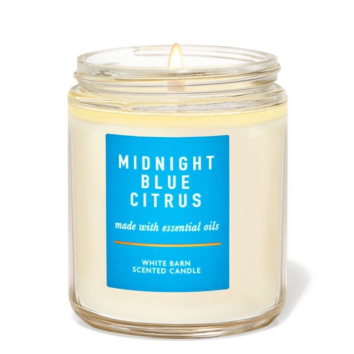 Nến thơm 1 tim Bath & Body Works Midnight Blue Citrus 198g