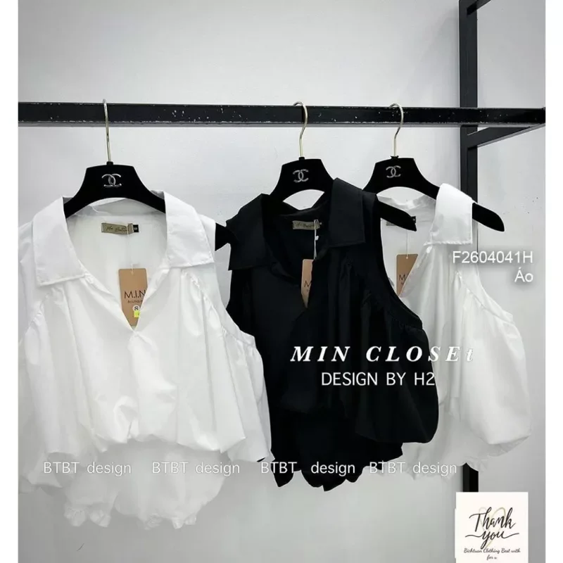 ÁO KIỂU SÁT CÁNH CỔ BẺ PHONG CÁCH MỚI SMLULU