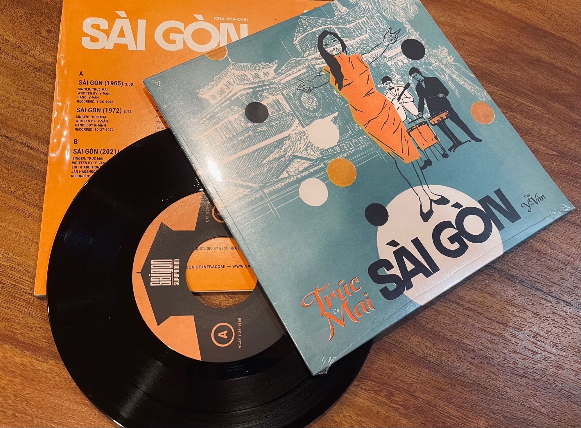 Đĩa nhựa Trúc Mai - ca khúc Sài Gòn huyền thoại - Đĩa Than - Saigon Supersound