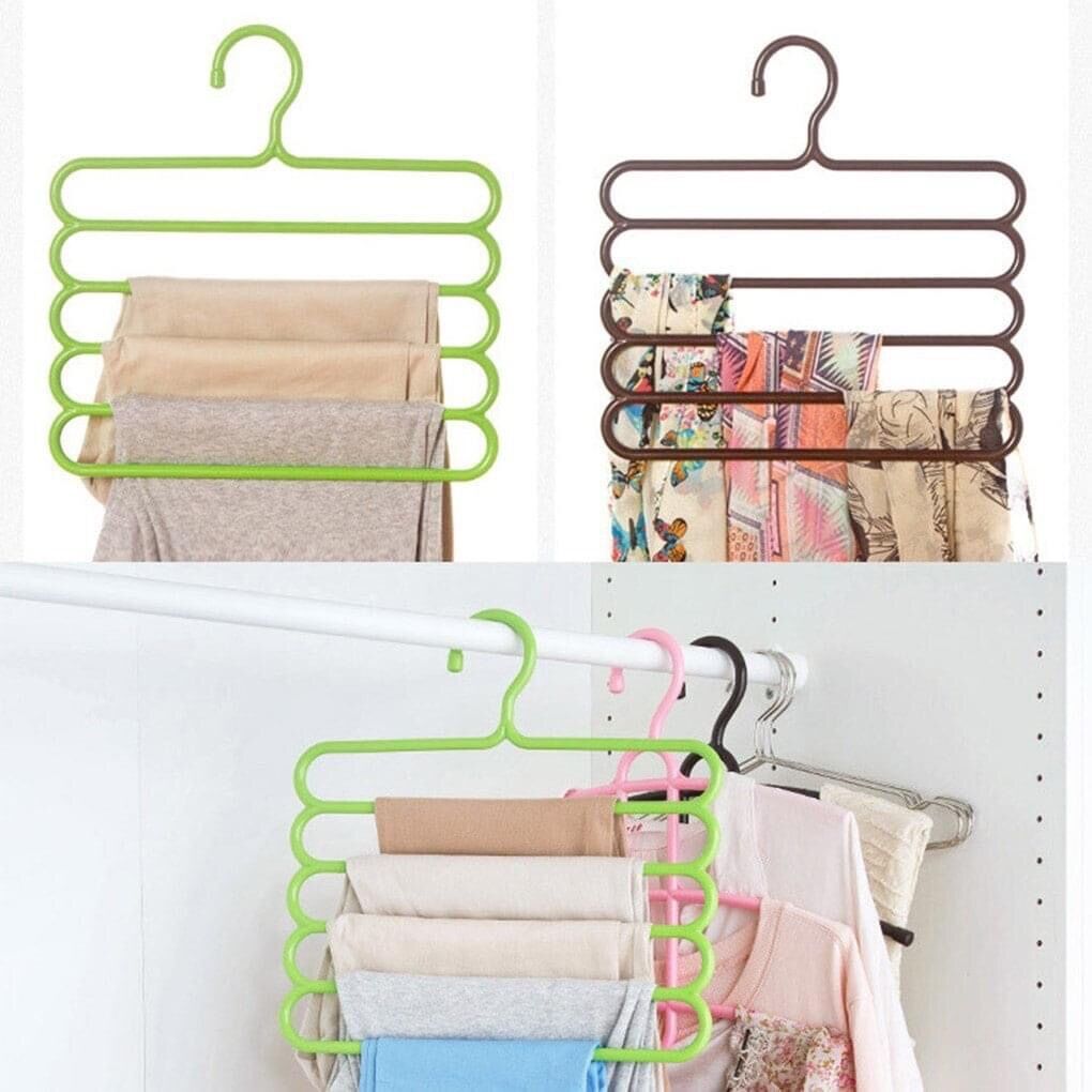 Móc treo quần áo 5 tầng tiện dụng