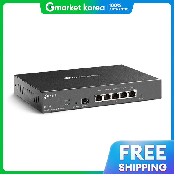 TP-Link | Bộ định tuyến TP-LINK Omada ER7206 đa WAN/VPN/1000Mbps