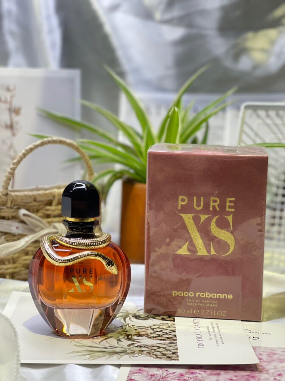 Nước hoa nữ pure XS paco rabanne 80ml đã mở seal nilong