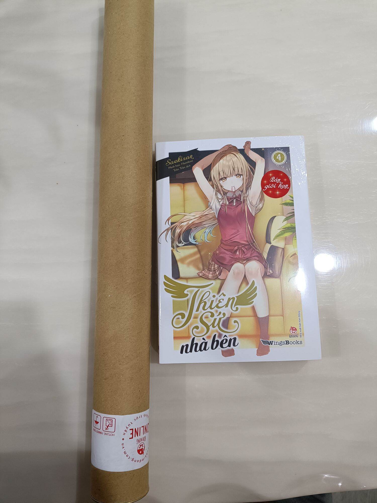 Thiên sứ nhà bên tập 4 - bản giới hạn + poster