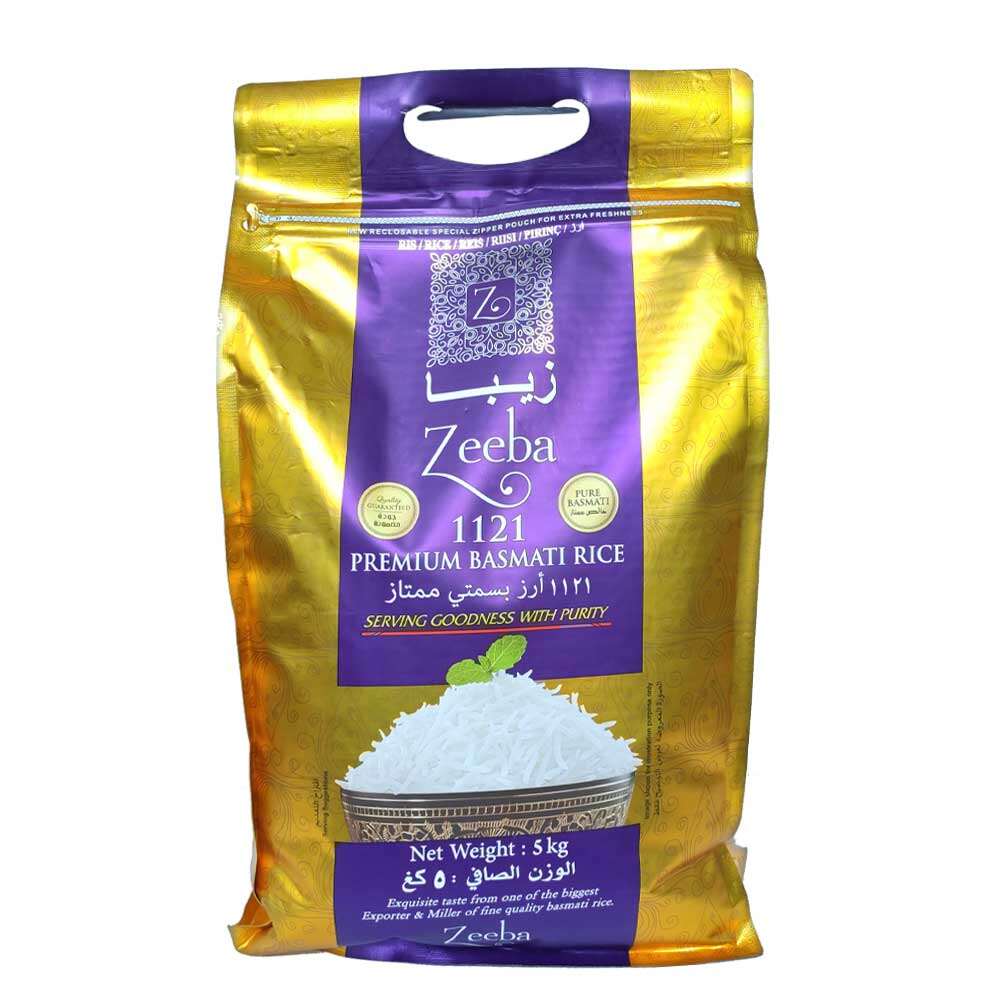 Zeeba Basmati Rice 5kg (Gạo basmati 5kg )