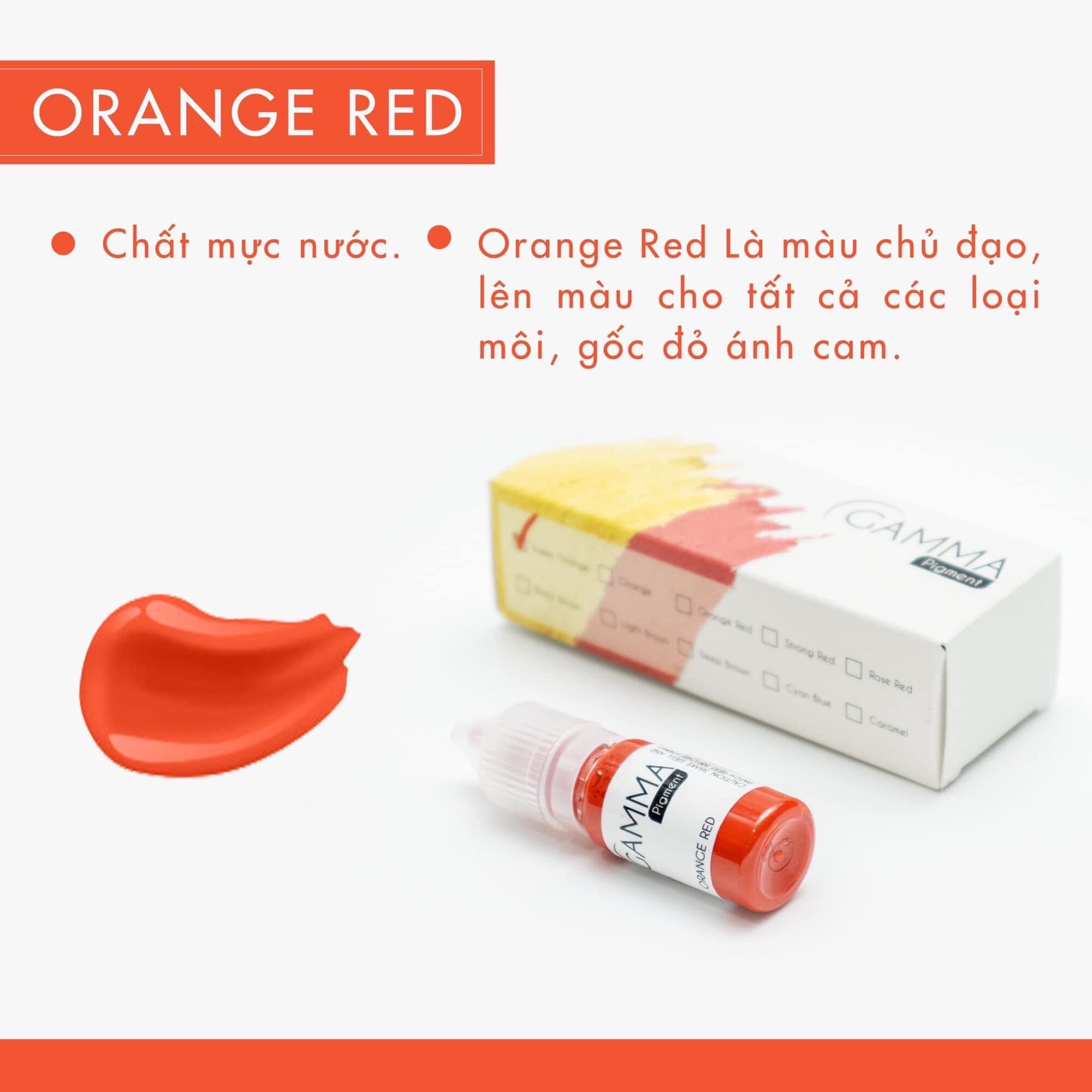 Mực phun môi Gamma