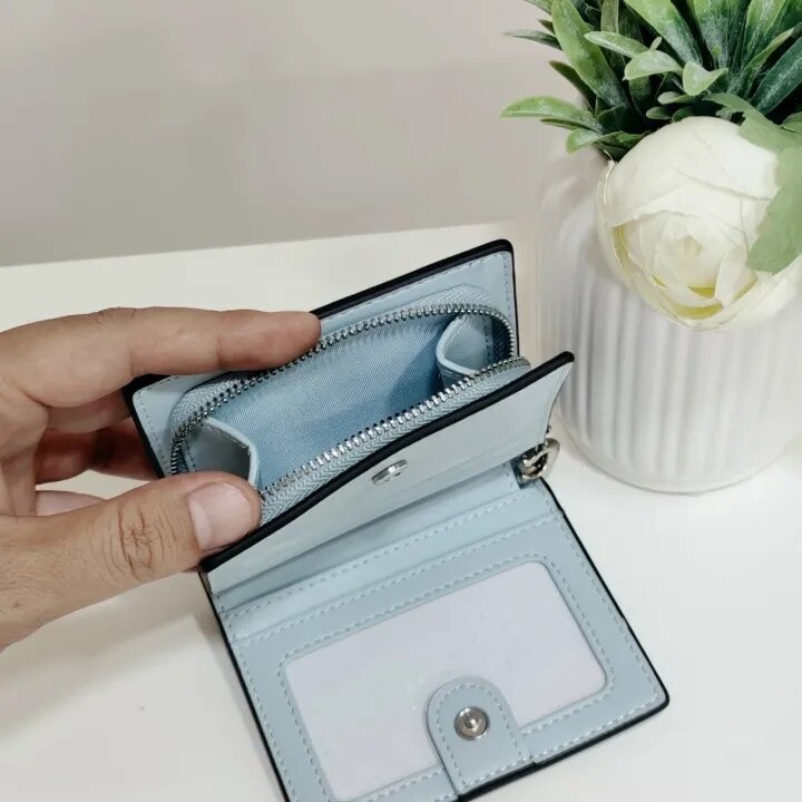 VÍ C*OACH SNAP WALLET HỌA TIẾT SIÊU CƯNG