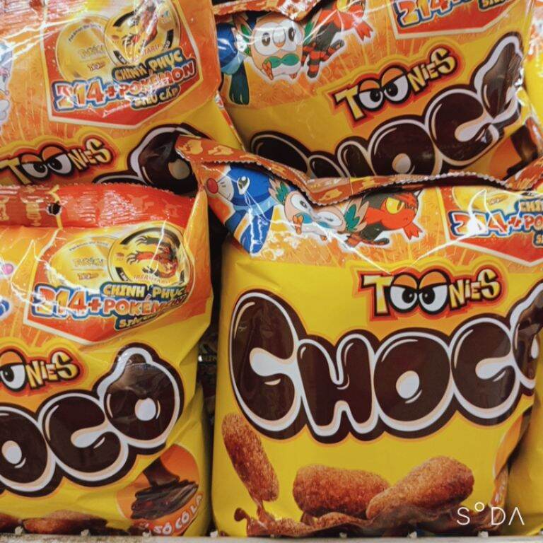 Snack Toonies vị sô cô la 38g