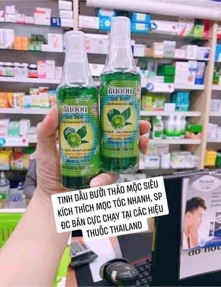 Xịt bưởi kích thích mọc tóc Thái