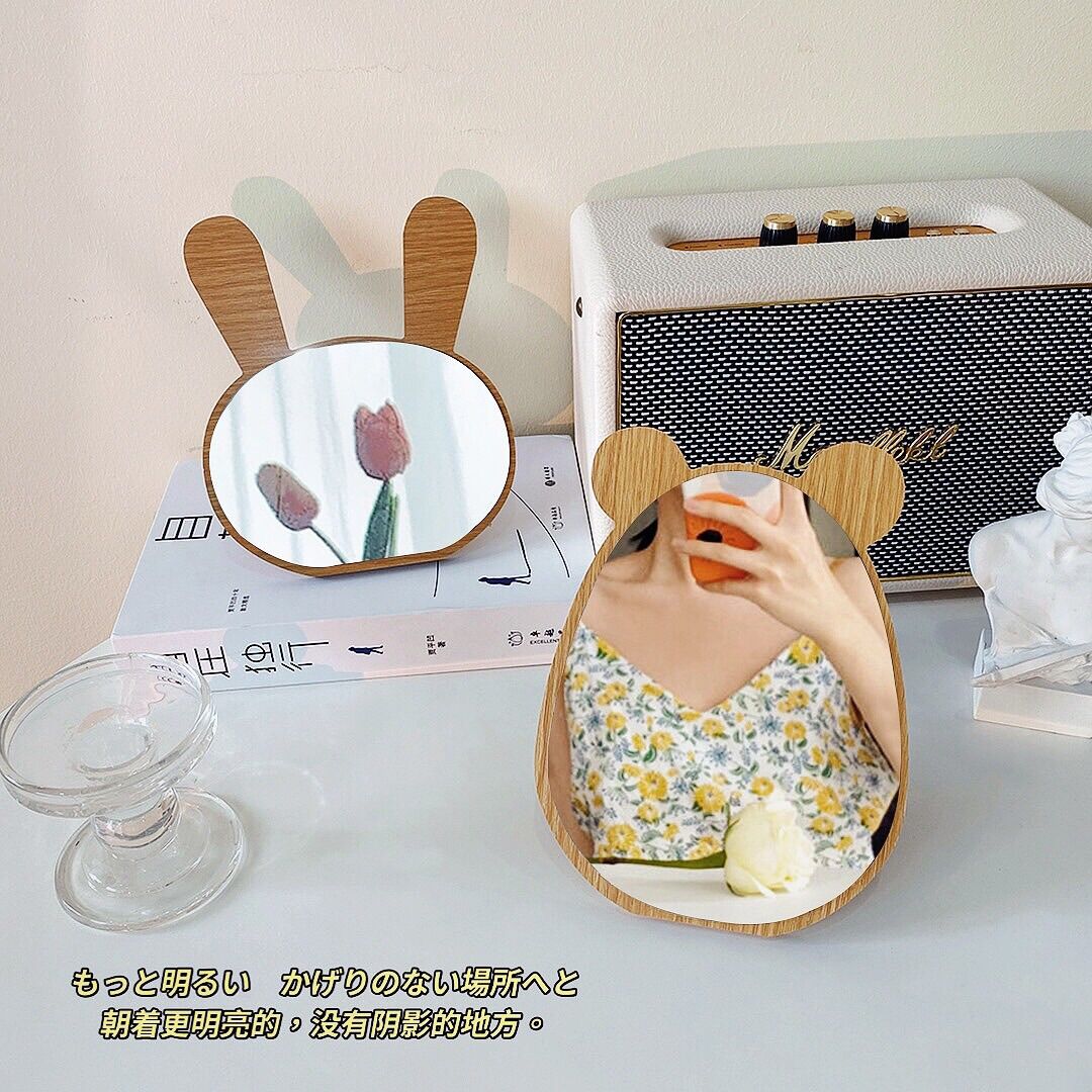 Gương gỗ để bàn